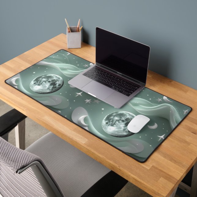 Vert Menthe Céleste Lune Vibes Calmes (Bureau 2)