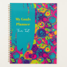 Vert Persan | Planificateur d'objectifs multicolor