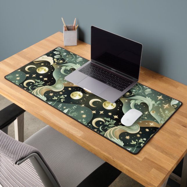 Vert sauge Lune céleste pour décoration d'astrolog (Bureau 2)