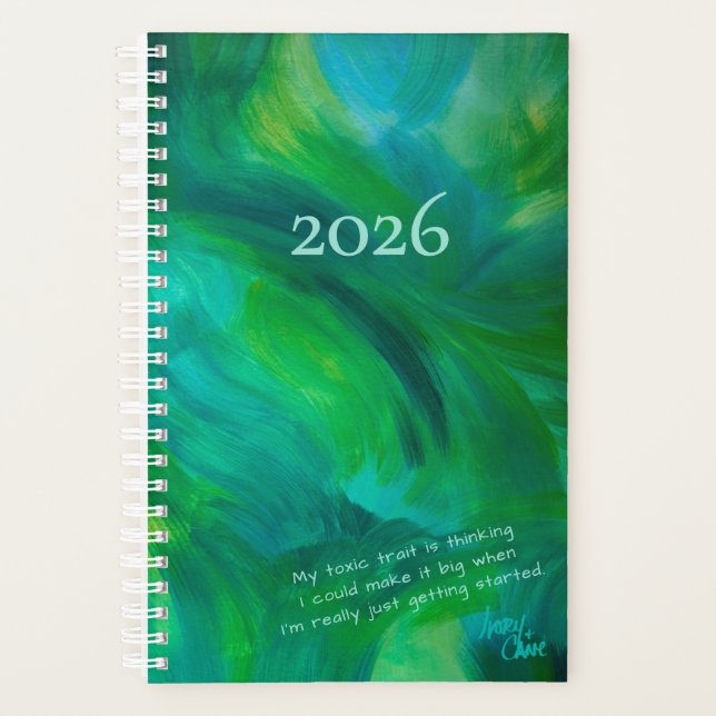 Vert SPWW avec petit planificateur mensuel Envy (Devant)