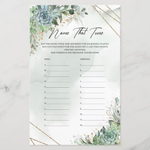 Vert succulent eucalyptus or Nom That Tune