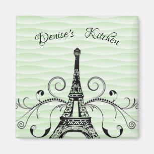 Vert Tour Eiffel Magnet