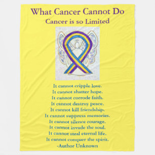 Vessie Cancer Sensibilisation Ruban Couvertures en
