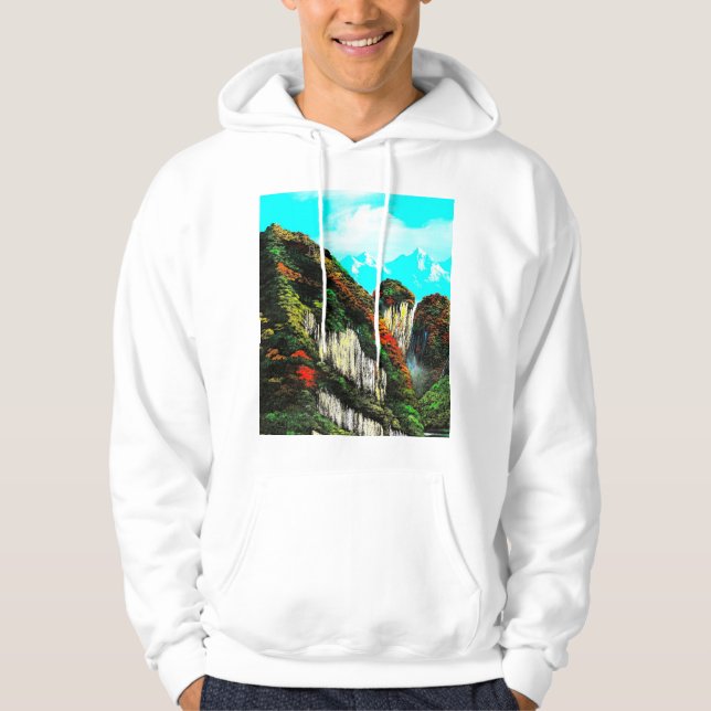 VESTE À CAPUCHE 奇山の山 (Devant)