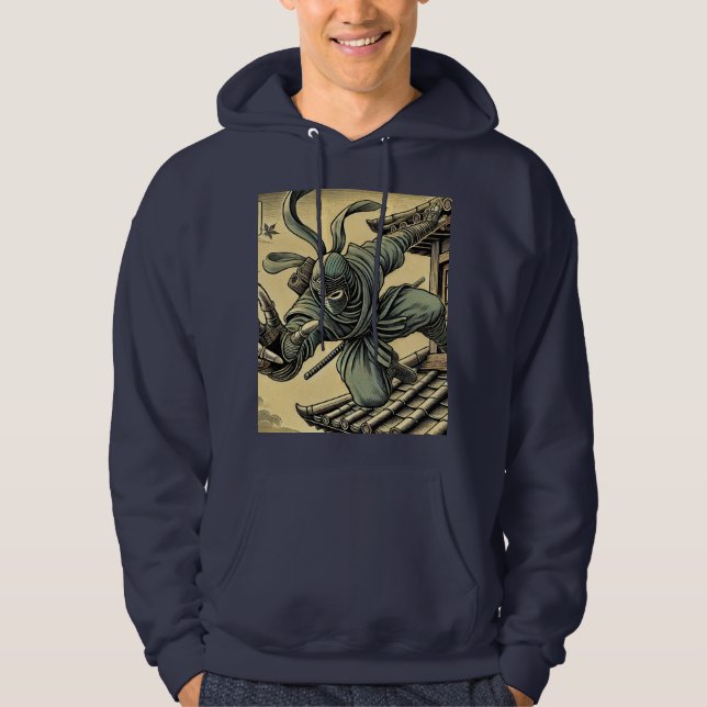 VESTE À CAPUCHE 忍者 (Devant)