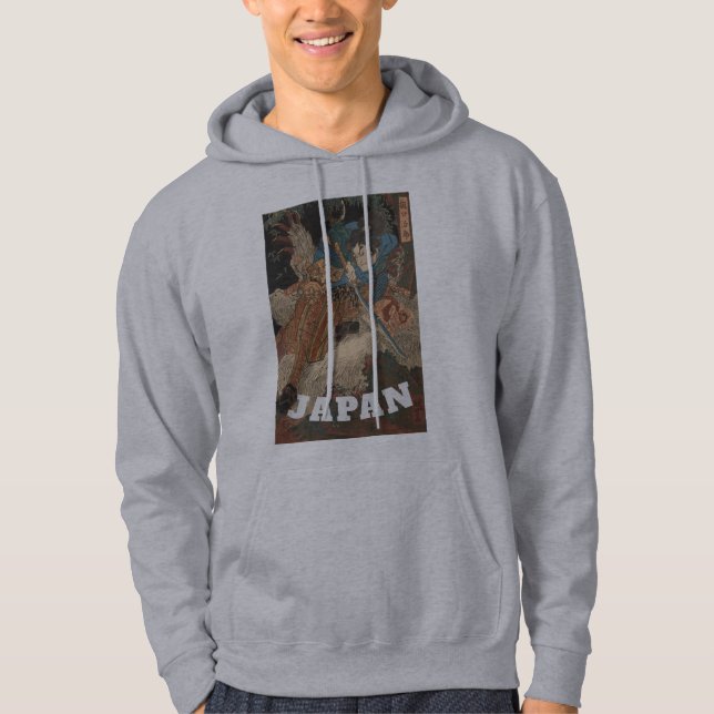 VESTE À CAPUCHE 浮世絵　SAMURAI (Devant)