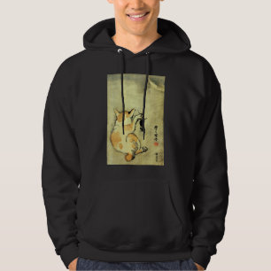 Veste À Capuche 猫 と 鼠, 暁 斎 Chat et souris, Kyōsai, Ukiyo-e