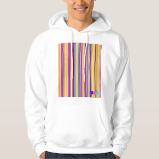 VESTE À CAPUCHE 縦縞パーカー