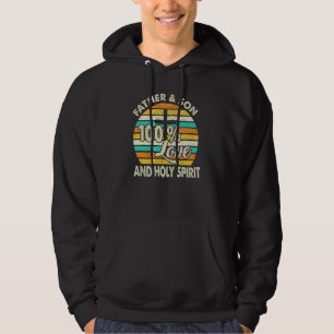 Veste À Capuche 100 Amour Père Fils et Esprit Saint Sainte Bible