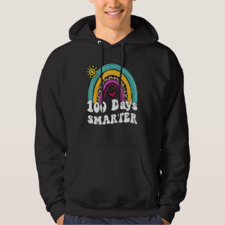 Veste À Capuche 100 Days Smater Rainbow Teacher Student 100th Days