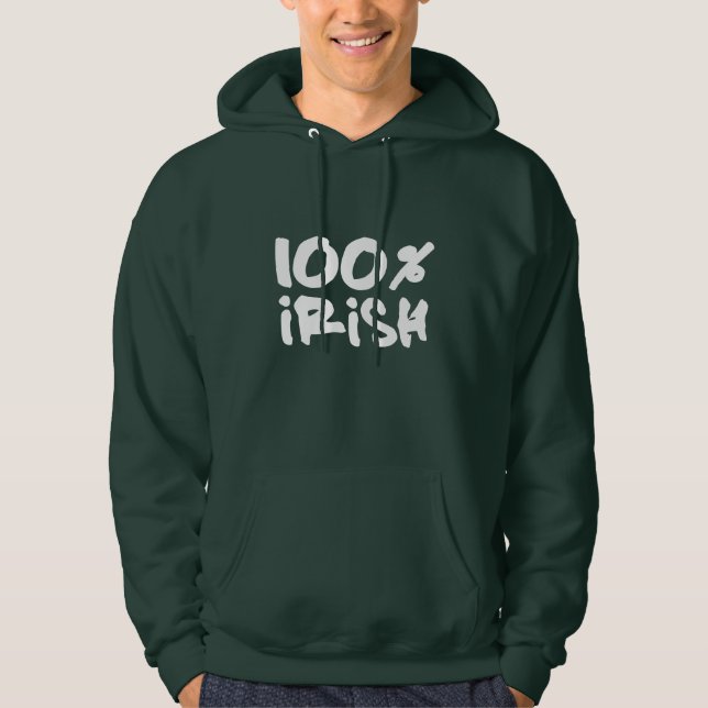 Veste À Capuche 100% Irlandais (Devant)