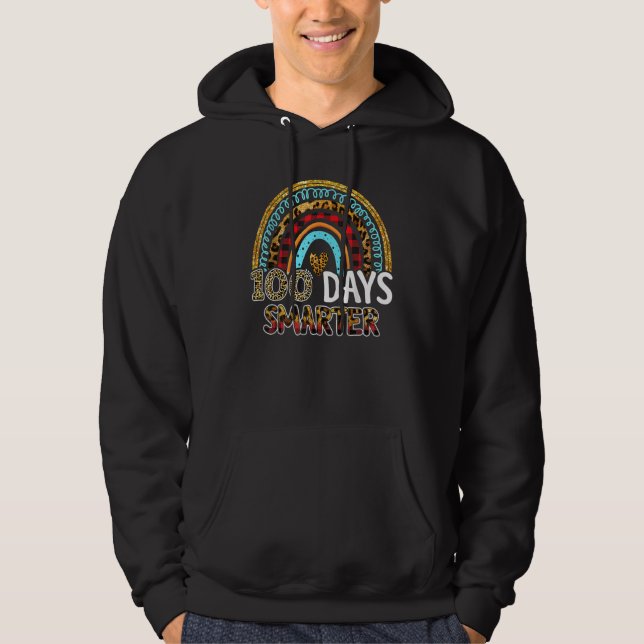 Veste À Capuche 100 Jours Smarter Joyeux 100E Jour De L'École Arc- (Devant)