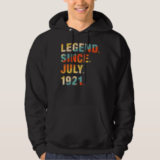 Veste À Capuche 101e anniversaire 101 ans légende depuis le 19 jui
