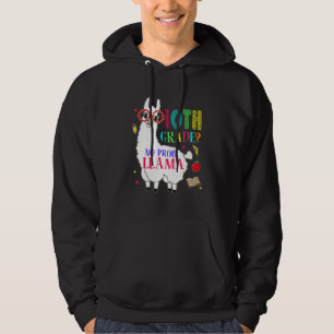 Veste À Capuche 10e année No Prob Llama Aplaca Enseignant de 10e a