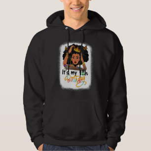 Veste À Capuche 11 ans Vieux Noir Melanin Femmes Fille C'est Mon 1