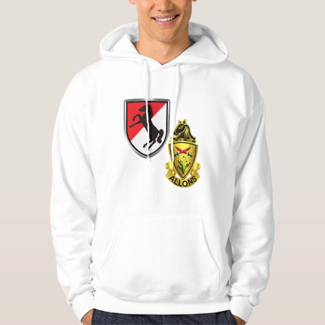 Veste À Capuche 11e régiment de cavalerie blindée (Devant)