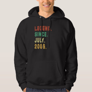 Veste À Capuche 13 Ans Légende depuis Juillet 2009 13e Anniversair