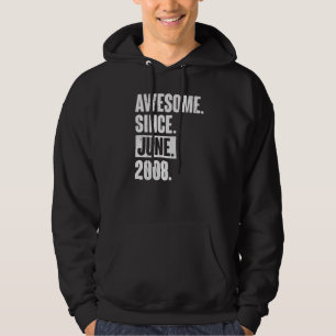 Veste À Capuche 14 Ans 14 Anniversaire Awesome depuis Juin 2000