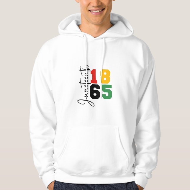 Veste À Capuche 1865 Le Véritable Jour de l'Indépendance (Devant)