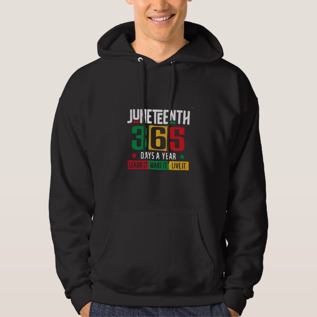 Veste À Capuche 19365 Jours par an Apprenez-le comme vous vivez (Devant)