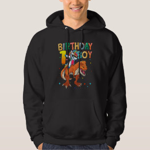 Veste À Capuche 1 An Anniversaire Garçon Dabbing Unicorn équitatio