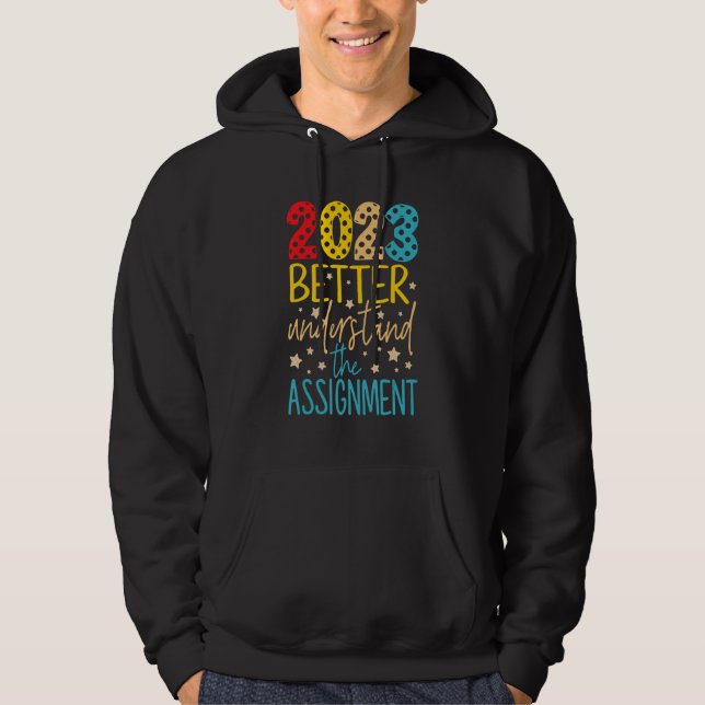 Veste À Capuche 2023 Mieux Comprendre L'Affectation (Devant)