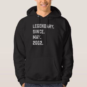 Veste À Capuche 20e anniversaire Légendaire depuis mai 2002 20 ans