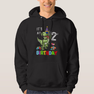 Veste À Capuche 2 ans C'est mon 2e anniversaire Dinosaur Rex