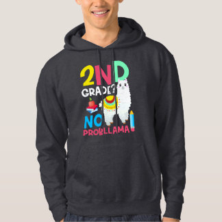 Veste À Capuche 2e année pas de problème lama humour professeur de
