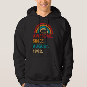 Veste À Capuche 30 ans Awesome depuis août 1992 30e anniversaire