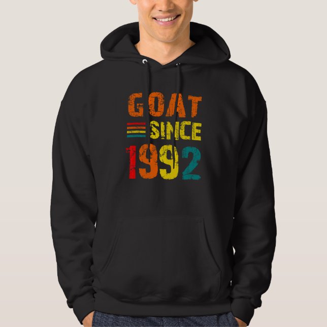 Veste À Capuche 30e anniversaire 30 ans chèvre depuis 1992 (Devant)