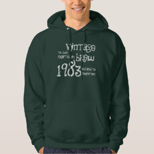 Veste À Capuche 30ème Nom vintage de Brew du cadeau d'anniversair