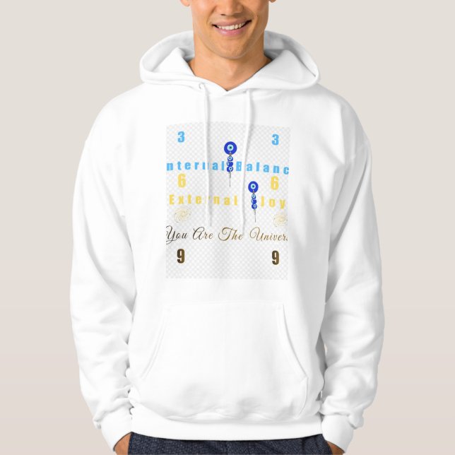 Veste À Capuche "369 : Équilibre interne, Joie externe, Vous êtes  (Devant)