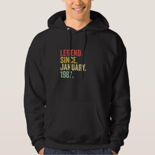 Veste À Capuche 36 ans de légende depuis janvier 1987 36e naissanc