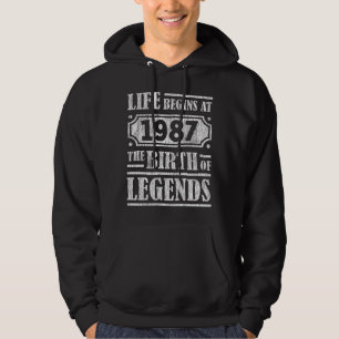 Veste À Capuche 38 Ans 1987 Naissance De La Légende 38E Anniversai