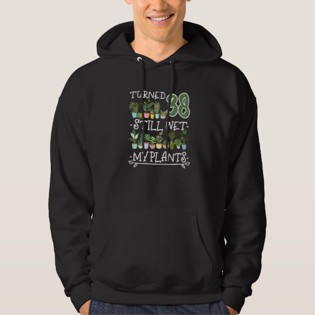 Veste À Capuche 38e anniversaire I Succulent I Pot Plante Head I W (Devant)