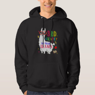 Veste À Capuche 3e année No Prob Llama Aplaca Enseignant de 3e ann