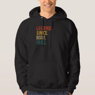 Veste À Capuche 40 ans de légende depuis juin 1982 40e anniversair