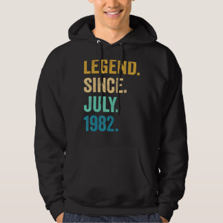 Veste À Capuche 40 ans légende depuis juillet 1982 40e anniversair