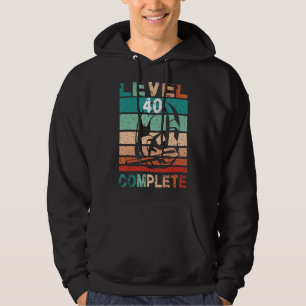 Veste À Capuche 40e anniversaire homme niveau 40 ans hommes femmes