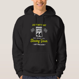 Veste À Capuche 44e anniversaire Limite de vitesse Signal 44 mi/h