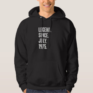 Veste À Capuche 47 Ans 47e Anniversaire Légende depuis juillet 197