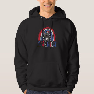 Veste À Capuche 4 juillet Bulldog français américain enfants Usa P