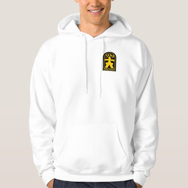 Veste À Capuche 509e Patchs de Geronimo PIR (Devant)