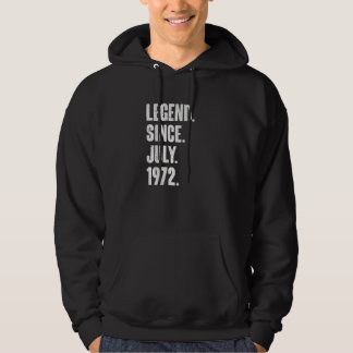 Veste À Capuche 50 ans 50e anniversaire Légende depuis juillet 197