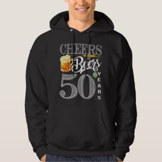 Veste À Capuche 50th Birthday Cheers And Beers To 50 Years