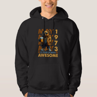 Veste À Capuche 52e anniversaire de l'ours Légendes mai 1973 52 an
