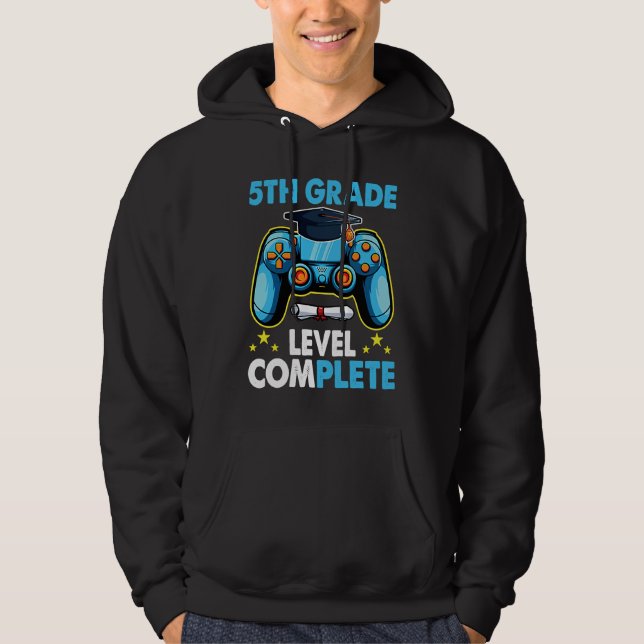 Veste À Capuche 5th Grade Graduation Level Complete Gamer 2023 (Devant)