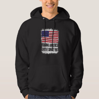 Veste À Capuche 61e anniversaire de la grandeur de l'Amérique depu