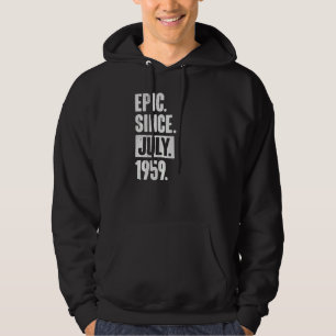Veste À Capuche 63 ans 63e anniversaire Epic depuis juillet 1959